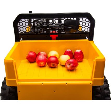 Elektrisches Auto CAT 60W/7500 mAh Gelb/Schwarz + Fernbedienung