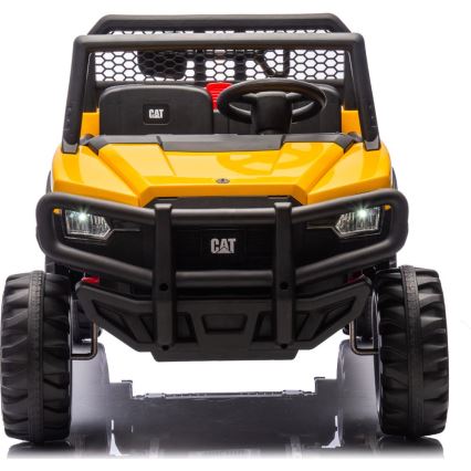 Elektrisches Auto CAT 60W/7500 mAh Gelb/Schwarz + Fernbedienung