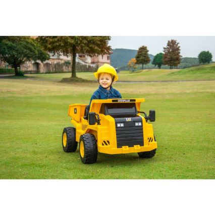 Elektrisches Kinderauto CAT Radlader 60W/4500 mAh Gelb/Schwarz