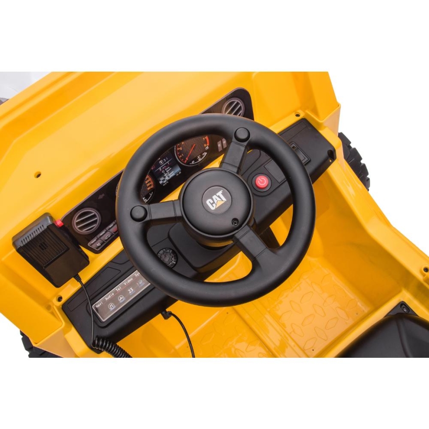 Elektrisches Kinderauto CAT Radlader 60W/4500 mAh Gelb/Schwarz