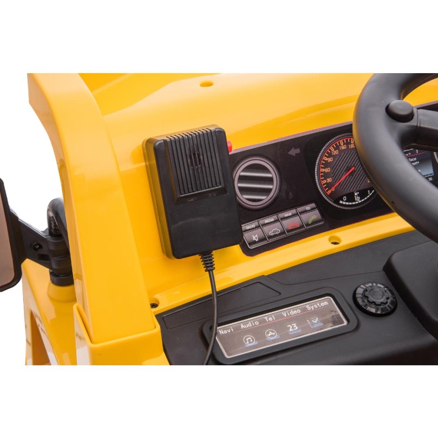 Elektrisches Kinderauto CAT Radlader 60W/4500 mAh Gelb/Schwarz