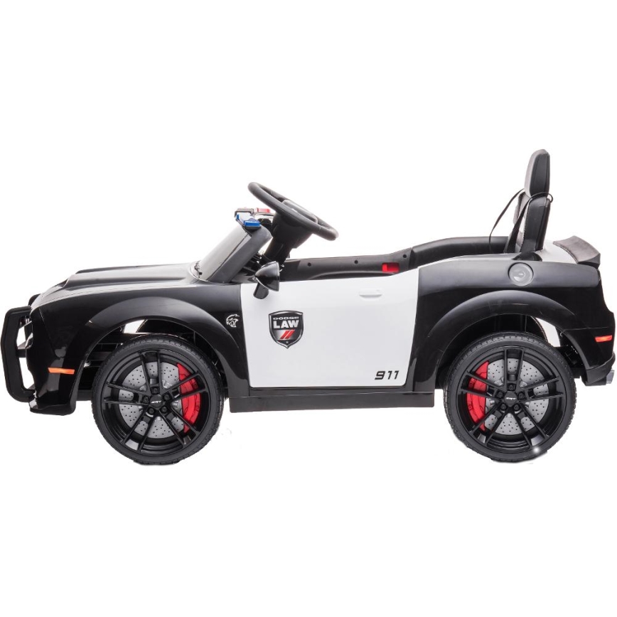 Elektroauto Dodge Challenger Polizeiauto 50W/4500 mAh  schwarz/weiß