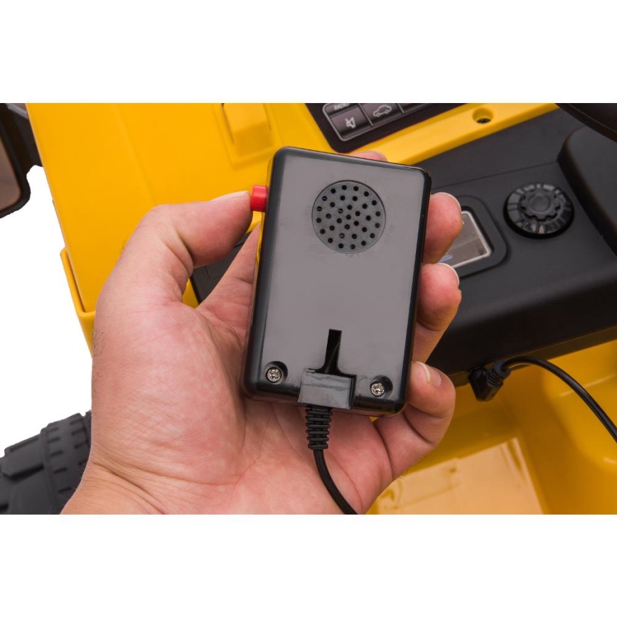 Elektroauto Lader CAT 60W/4500 mAh gelb/schwarz