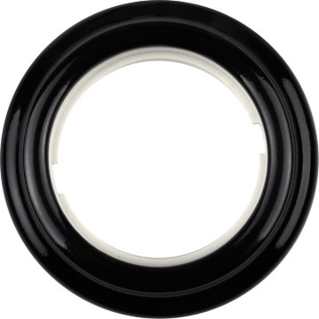 Elhard - Keramischer Retro-Bilderrahmen, schlicht, schwarz