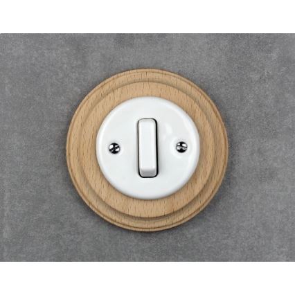 Elhard - Retro-Bilderrahmen, schlichtes Design, helles Holz
