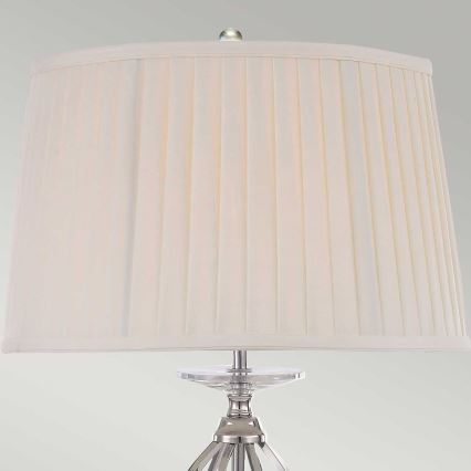 Elstead - Tischleuchte AEGEAN 1xE27/60W/230V glänzendes Chrom