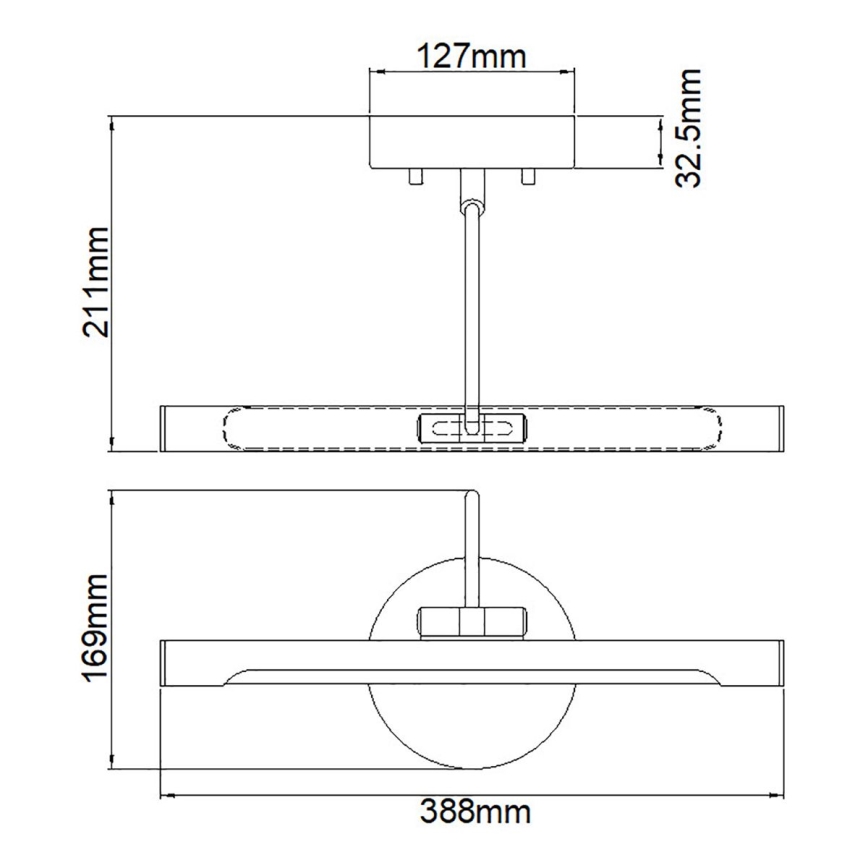 Elstead ALTON-PL-S-BB -LED Dimmbare Bilderleuchte ALTON LED/6W/230V gold