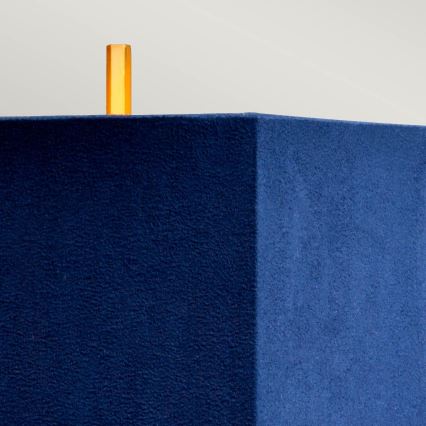 Elstead - Tischleuchte APOLLO 1xE27/60W/230V golden/blau