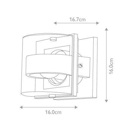 Elstead - Außenwandbeleuchtung FRIDA 1xE27/60W/230V IP54