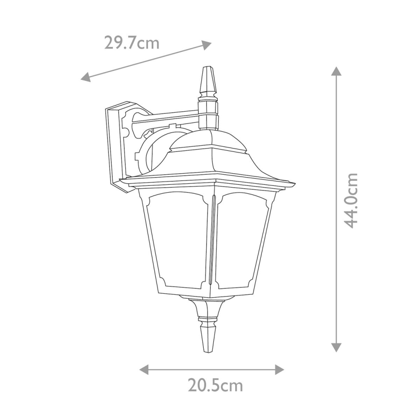 Elstead - Auβen-Wandleuchte CHAPEL 1xE27/100W/230V IP44