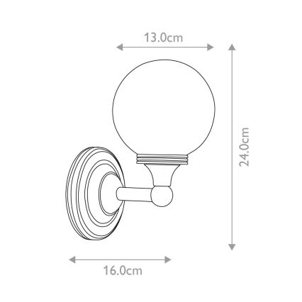 Elstead - LED-Wandleuchte für Badezimmer AUSTEN 1xG9/3W/230V IP44