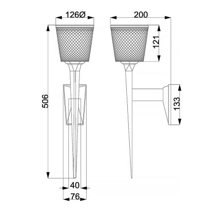 Elstead - LED-Wandleuchte für Badezimmer VERITY 1xG9/3W/230V IP44
