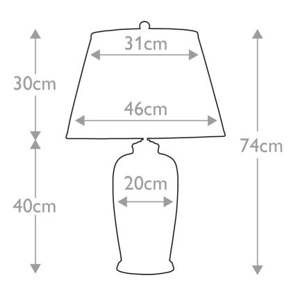 Elstead - Tischleuchte BLACK BIRDS 1xE27/60W/230V