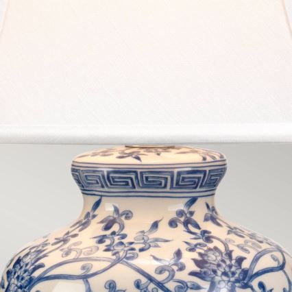Elstead - Tischleuchte BLAU GINGER JAR 1xE27/60W/230V