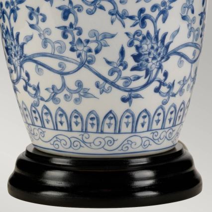 Elstead - Tischleuchte BLAU GINGER JAR 1xE27/60W/230V