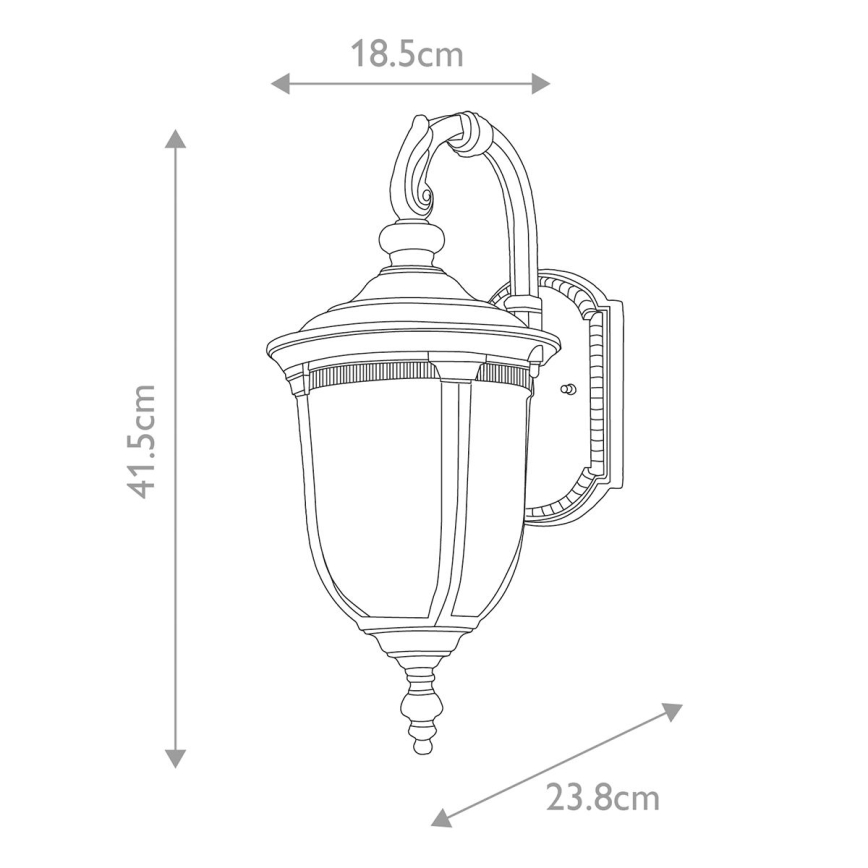 Elstead - Outdoor-Wandleuchte CLEVELAND 1xE27/60W/230V IP44