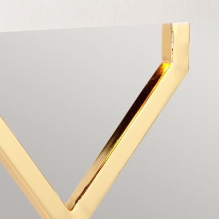 Elstead - Tischleuchte CROSS 1xE27/60W/230V golden/weiß