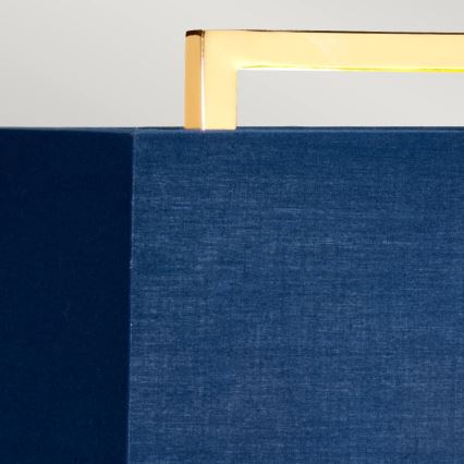 Elstead - Tischleuchte CROSS 1xE27/60W/230V golden/blau