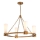 Elstead - Deckenleuchte an Stange KRISTY 4xE27/40W/230V kupferfarben