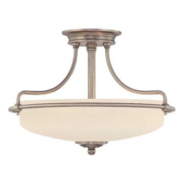 Elstead - Deckenleuchte GRIFFIN 3xE27/100W/230V mattchrom