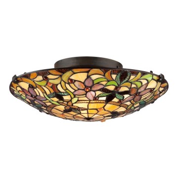 Elstead - Deckenleuchte Tiffany KAMI 2xE27/60W/230V