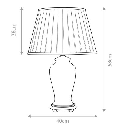 Elstead - Tischleuchte SASHI 1xE27/60W/230V