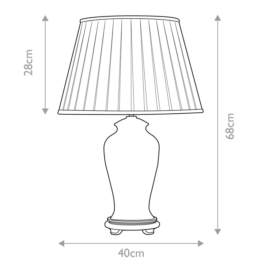 Elstead - Tischleuchte SASHI 1xE27/60W/230V
