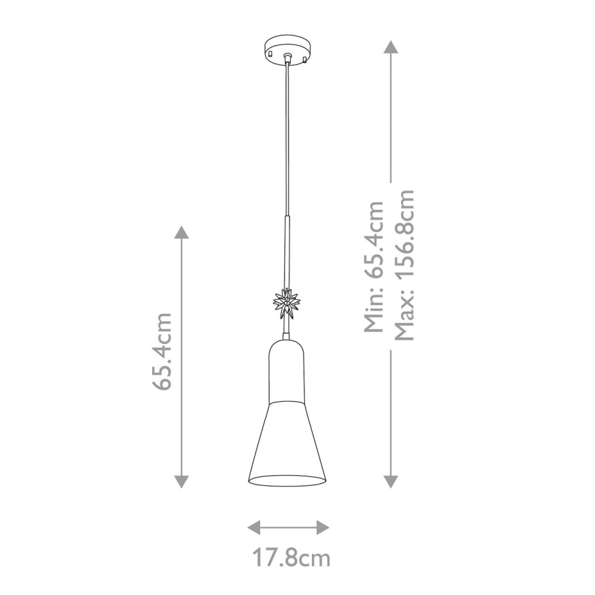 Elstead - Hängeleuchte ETOILE 1xE27/60W/230V