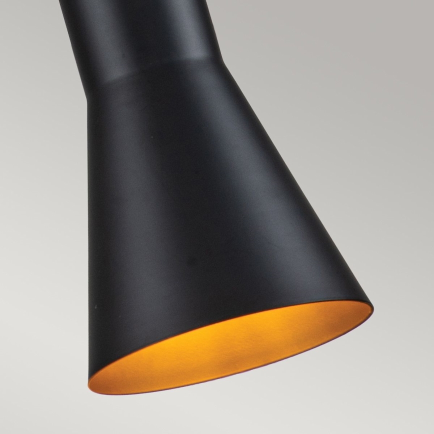 Elstead - Hängeleuchte ETOILE 1xE27/60W/230V d 13,3 cm schwarz