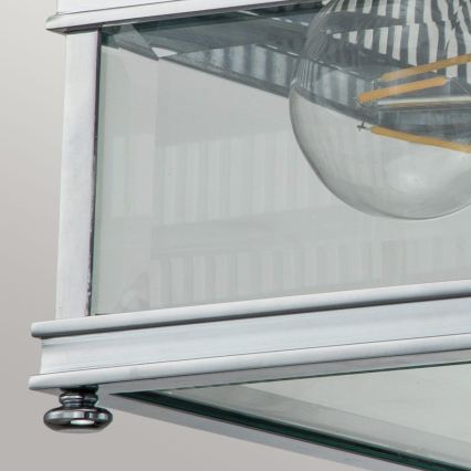 Elstead - Außen-Deckenleuchte HOLBORN 2xE27/60W/230V IP44 glänzender Chrom