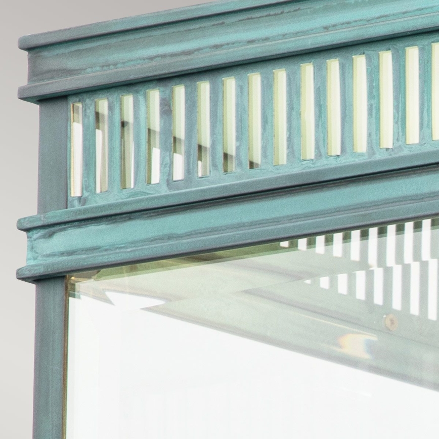 Elstead - Außen-Deckenleuchte HOLBORN 2xE27/60W/230V IP44 türkis