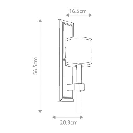 Elstead KL-CELESTIAL1 - Wandleuchte CELESTIAL 1xE14/60W/230V