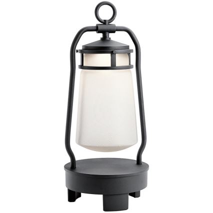 Elstead KL-LYNDON-BT-B-BK - LED-Außenleuchte mit Lautsprecher LYNDON LED/3W/230V IP44 300 mA