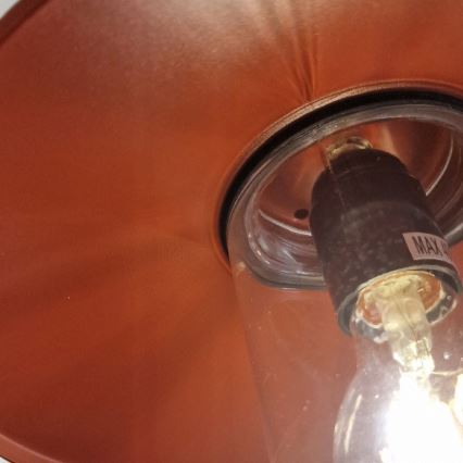 Elstead - Außenwandleuchte KLAMPENBORG 1xE27/60W/230V IP44 rot