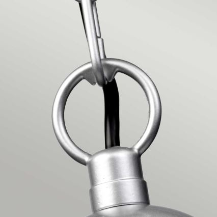 Elstead - Außenleuchte an Kette KLAMPENBORG 1xE27/60W/230V IP44 mattchrom