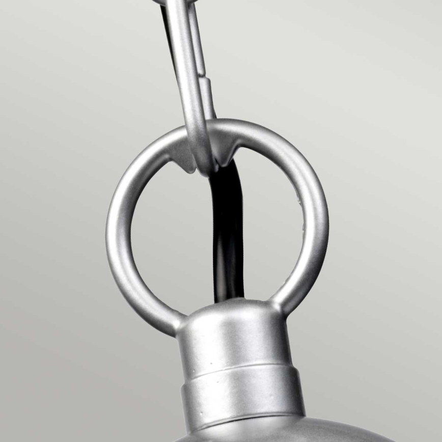 Elstead - Außenleuchte an Kette KLAMPENBORG 1xE27/60W/230V IP44 mattchrom