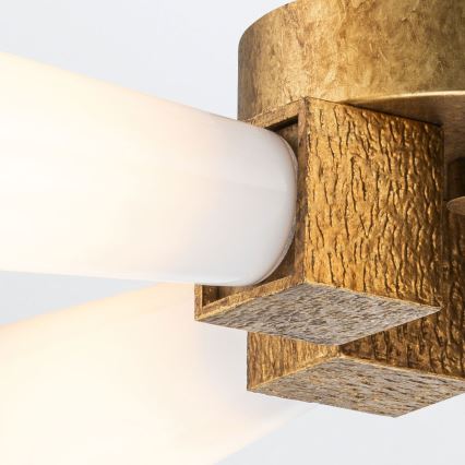 Elstead - Stangen-Pendelleuchte KRISTY 4xE27/40W/230V kupferfarben