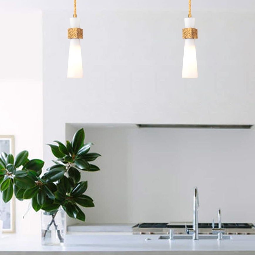 Elstead - Deckenleuchte an Stange KRISTY 1xE27/40W/230V Ø 15,2 cm kupferfarben