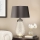 Elstead - LED-Tischleuchte LENA 1xE27/40W/230V + 1xGU10/7W 74 cm grau