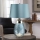Elstead - LED-Tischleuchte LENA 1xE27/60W/230V + 1xGU10/7W 60,5 cm blau