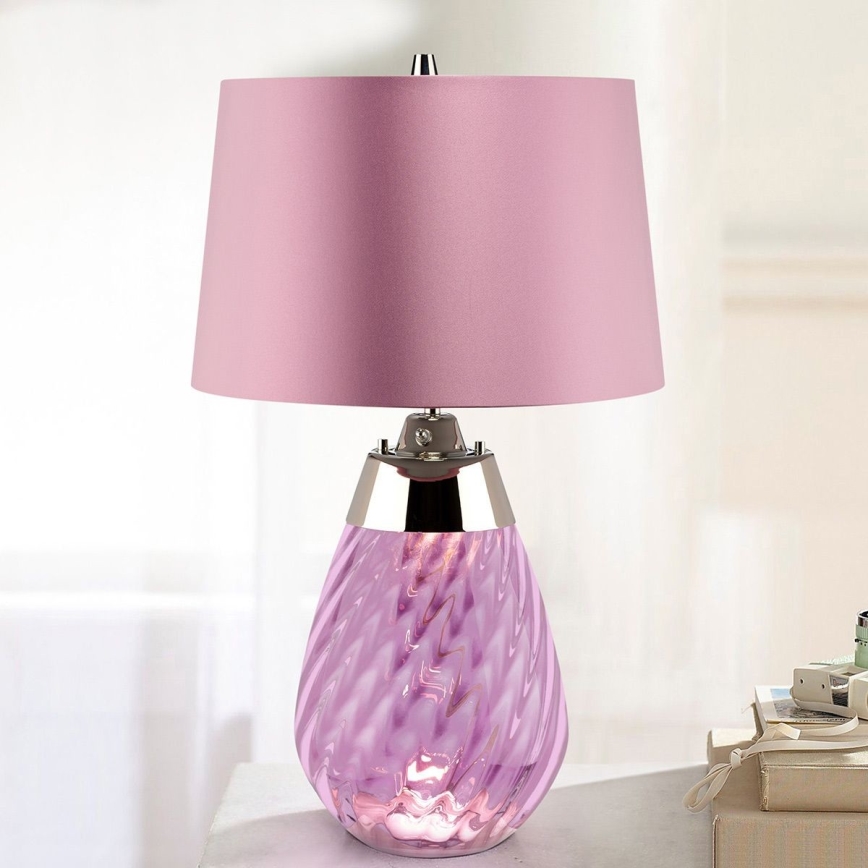 Elstead - LED-Tischleuchte LENA 1xE27/60W/230V + 1xGU10/7W 60,5 cm rosa