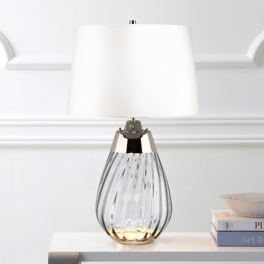 Elstead - LED-Tischleuchte LENA 1xE27/60W/230V + 1xGU10/7W 60,5 cm weiß