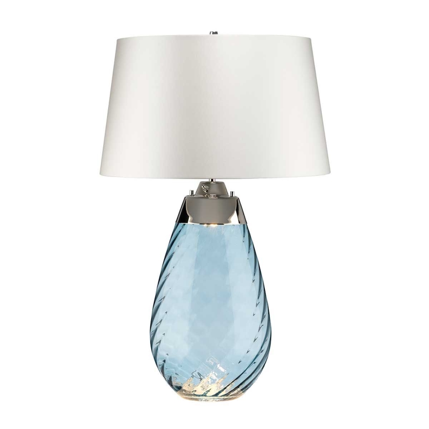 Elstead - LED-Tischleuchte LENA 1xE27/40W/230V + 1xGU10/7W 74 cm blau/weiß