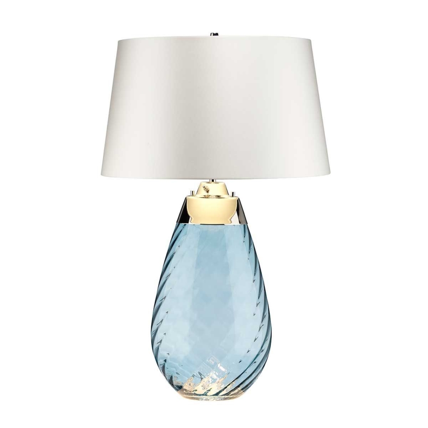 Elstead - LED-Tischleuchte LENA 1xE27/40W/230V + 1xGU10/7W 74 cm blau/weiß