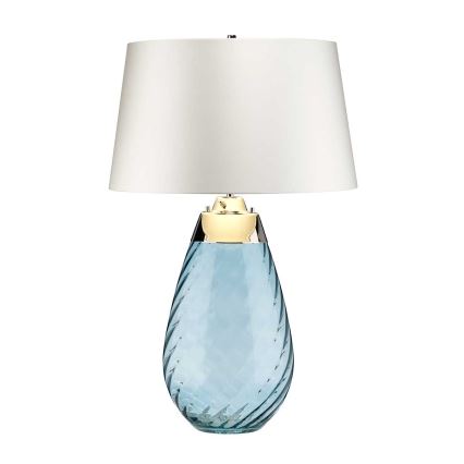 Elstead - LED-Tischleuchte LENA 1xE27/40W/230V + 1xGU10/7W 74 cm blau/weiß