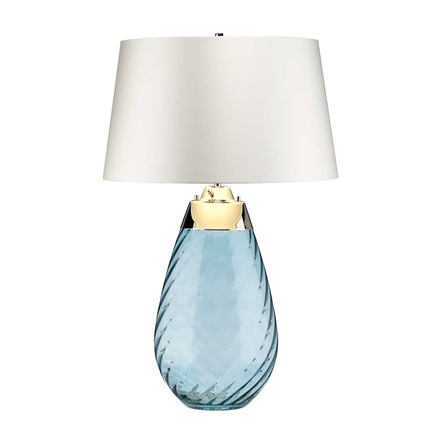 Elstead - LED-Tischleuchte LENA 1xE27/40W/230V + 1xGU10/7W 74 cm blau/weiß
