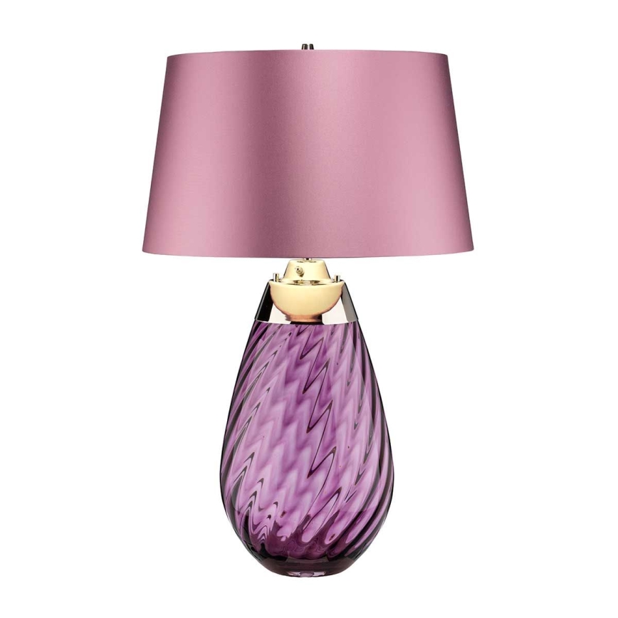 Elstead - LED-Tischleuchte LENA 1xE27/40W/230V + 1xGU10/7W 74 cm rosa