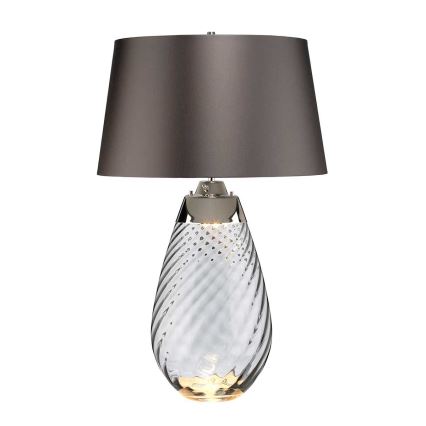 Elstead - LED-Tischleuchte LENA 1xE27/40W/230V + 1xGU10/7W 74 cm grau