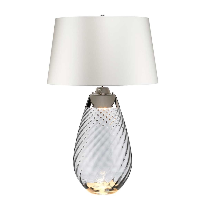 Elstead - LED-Tischleuchte LENA 1xE27/40W/230V + 1xGU10/7W 74 cm weiß