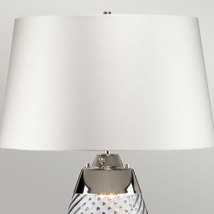 Elstead - LED-Tischleuchte LENA 1xE27/40W/230V + 1xGU10/7W 74 cm weiß